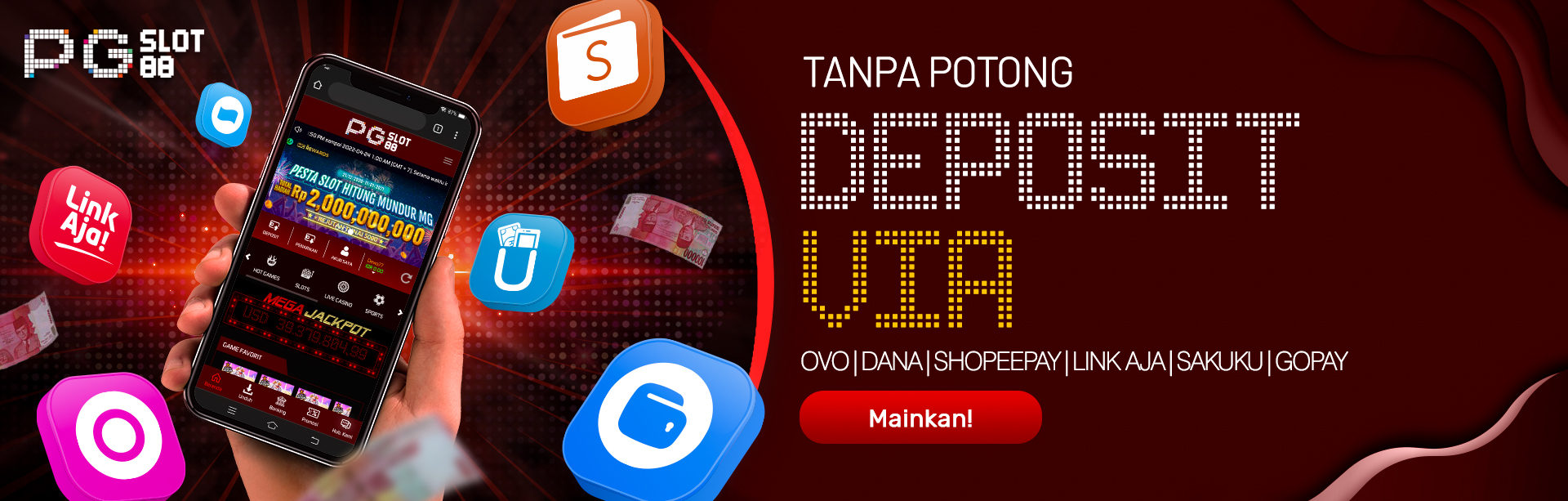 DEPOSIT E-MONEY TANPA POTONGAN